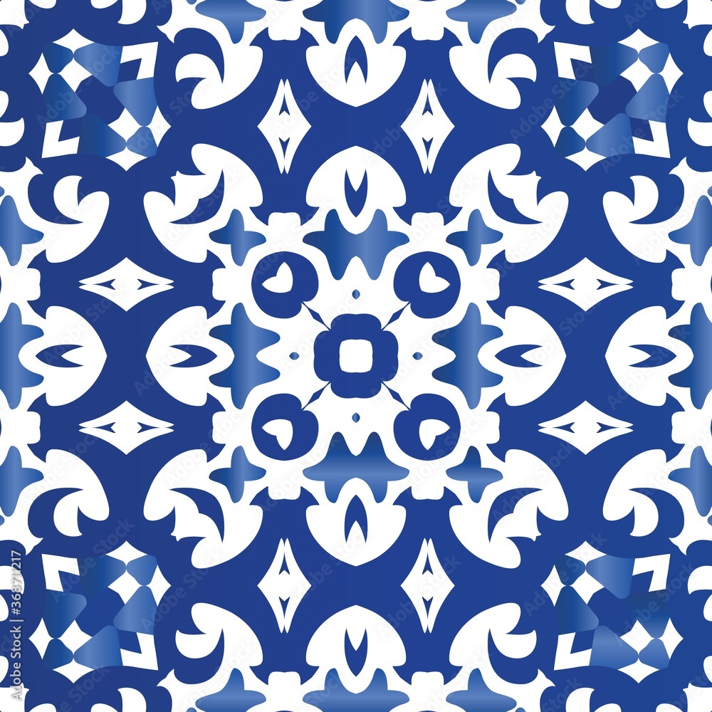 Traditional ornate portuguese azulejo. Traditional ornate portuguese azulejo.