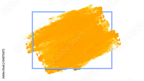 Abstract brush strokes on white. Hand painted textured background. Strokes with dry rough edges in impressionism style. Vector 3d illustration.
