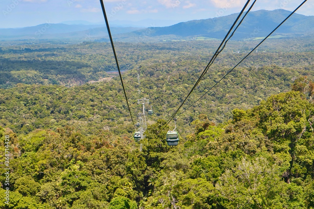 Skyrail Rainforest Cableway in QLD Australia Skyrail Rainforest Cableway in QLD Australia