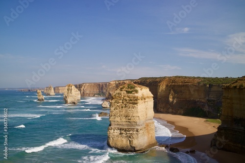 Twelve Apostles in Great Ocean Road in VIC Australia