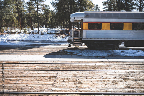 Train at Grand Canyon Railway Station