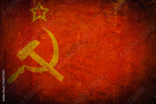 Photography USSR flag