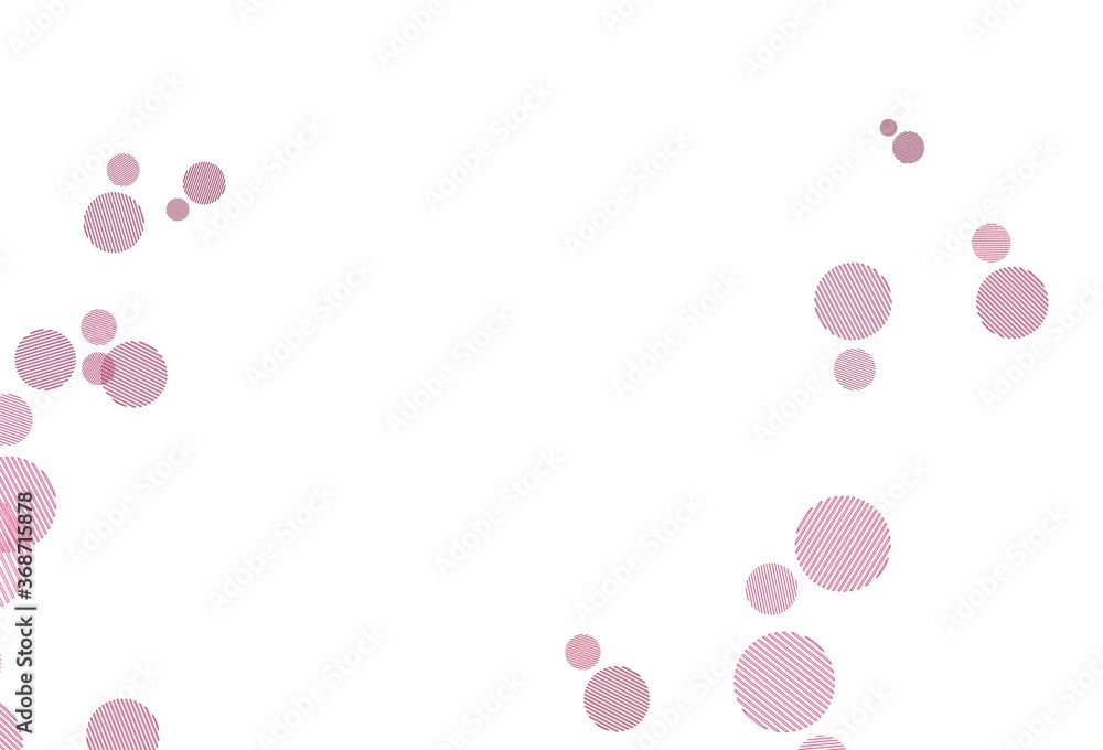 Light Pink vector background with bubbles. Light Pink vector background with bubbles.