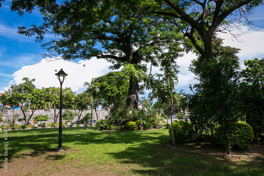 フィリピン・セブ島にあるサンペドロ要塞周辺の風景