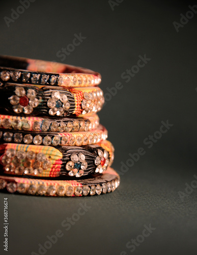 Indian Lac bangles,  Indian Traditional jewelry