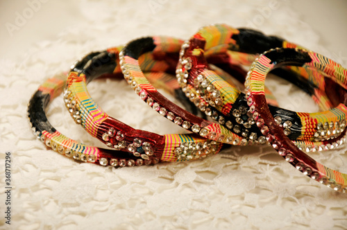 Indian Lac bangles, Indian Traditional jewelry
