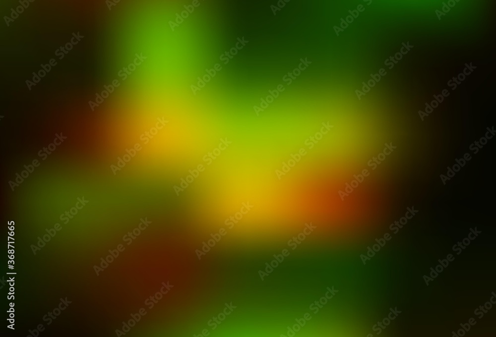 Dark Green vector glossy abstract layout. Dark Green vector glossy abstract layout.