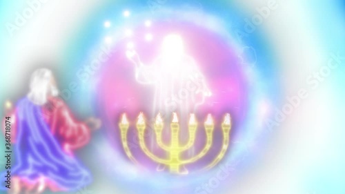 La Visión de Juan sobre el que camina en medio de las 7 candelabros y sostiene las 7 estrellas 