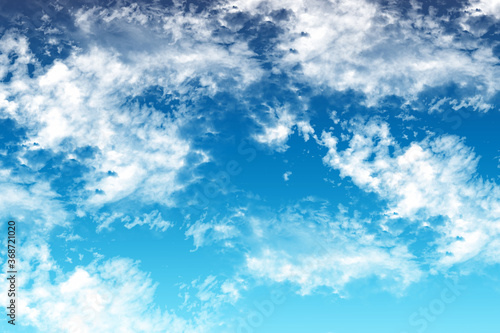blue sky with clouds