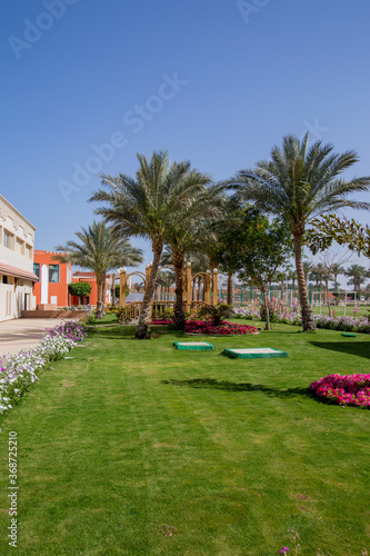 arabic architecture in an egyptian hotel