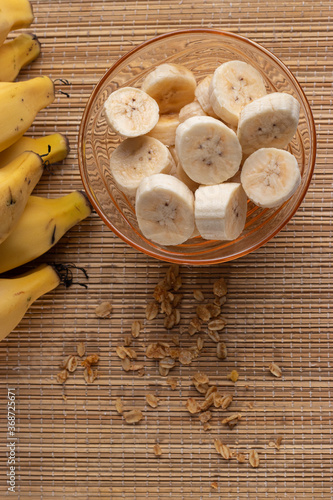 banana, fruit, food, yellow, bananas, bunch, isolated, healthy, fresh, ripe, white, organic, tropical, diet, sweet, snack, natural, freshness, closeup, eating, vegetarian, peel, sliced, health, eat