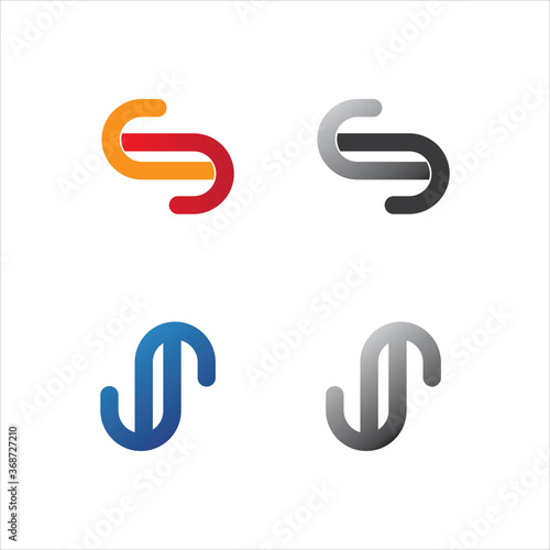 Business corporate S letter logo vector and design