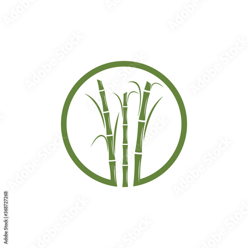 Sugar cane Logo Template vector symbol
