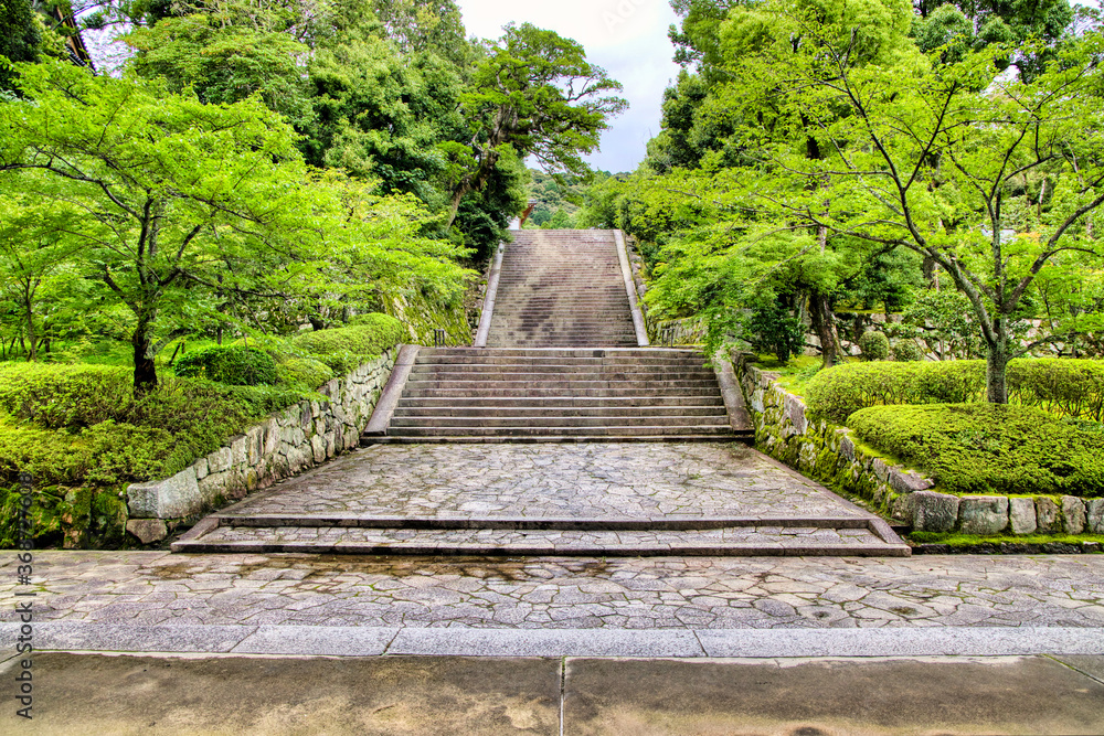 京都、知恩院の石段