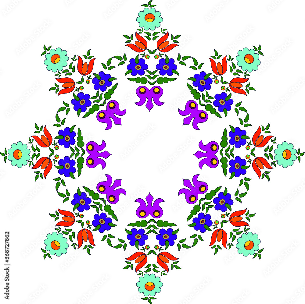 Hungarian beautiful folk art, floral decoration
beautiful flower illustration
