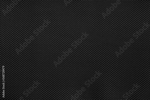 Black fabric texure pattern background