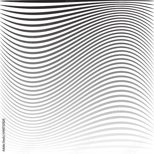 Wavy lines striped texture and background.