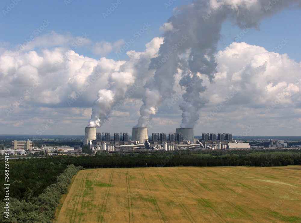 Braunkohlekraftwerk  Jaenschwalde, Brandenburg, Deutschland, Europa