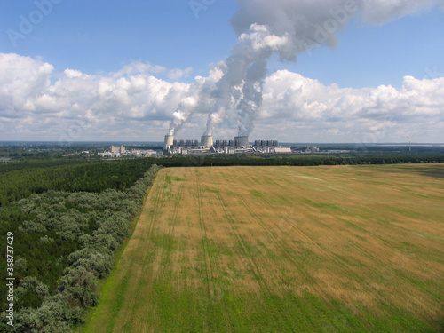 Braunkohlekraftwerk  Jaenschwalde  Brandenburg  Deutschland  Europa