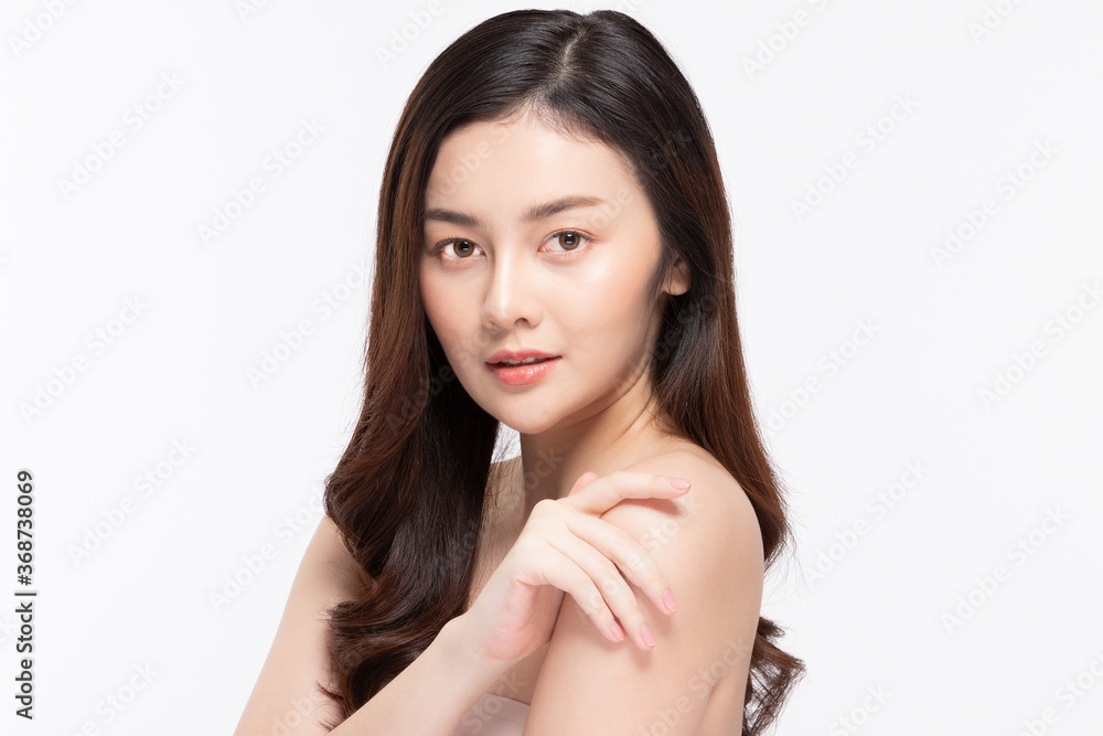 Beauty asian women portrait face with skin care healthy and skin. Beauty asian women portrait face with skin care healthy and skin.