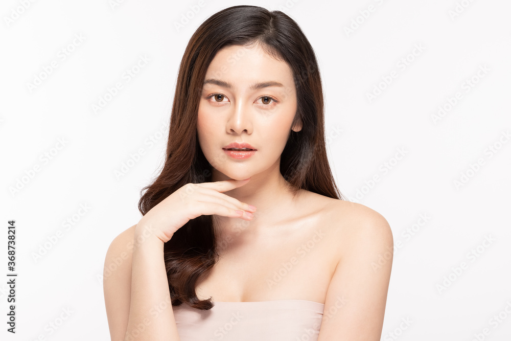 Beauty asian women portrait face with skin care healthy and skin. Beauty asian women portrait face with skin care healthy and skin.