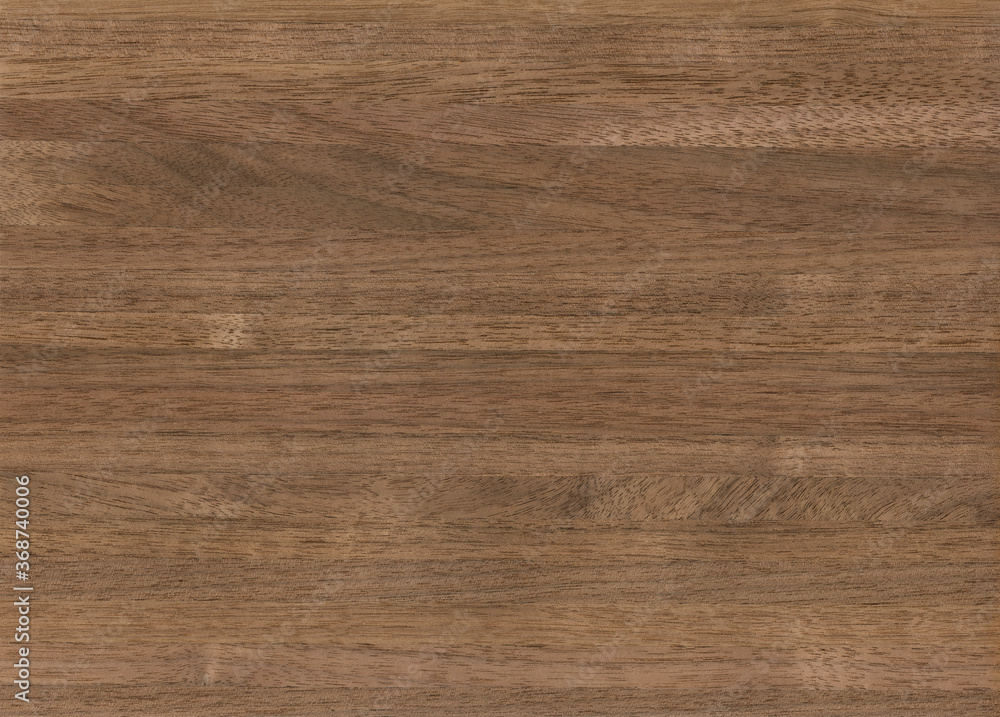 Naklejka premium Walnut veneer, walnut board, natural wood pattern for the manufacture of furniture, parquet, doors.