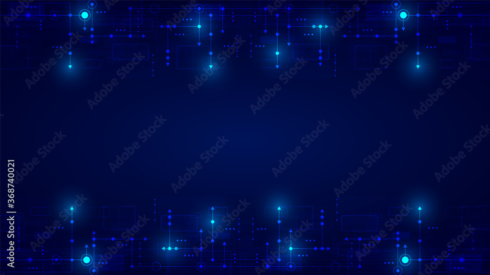Circuit technology background Circuit technology background