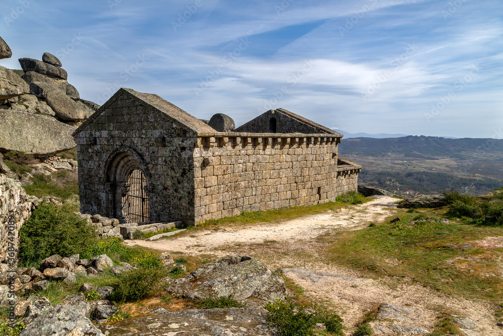 St.Michael's Church In historical village of Monsanto village, Portugal.
