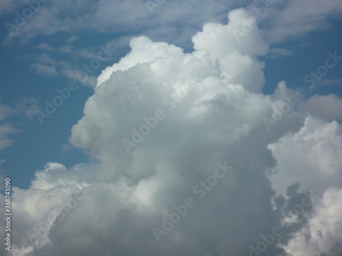 blue sky with clouds