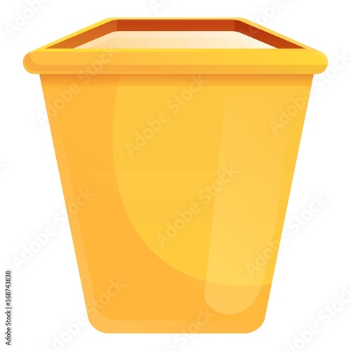 Farm food container icon. Cartoon of farm food container vector icon for web design isolated on white background