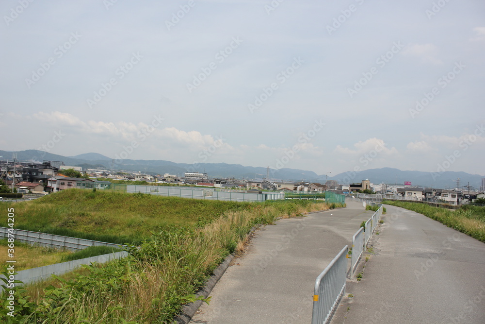 Fototapeta premium 河川敷、River