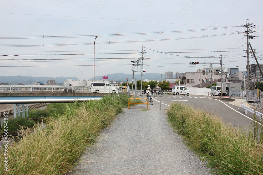 Fototapeta premium 河川敷、River