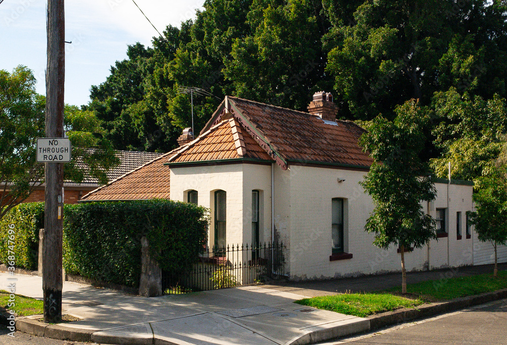 Suburban federation house in Sydney NSW Australia 