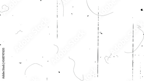 Old film strip, vector illustration, scalable to any size.
Dust and debris on film, vector. 