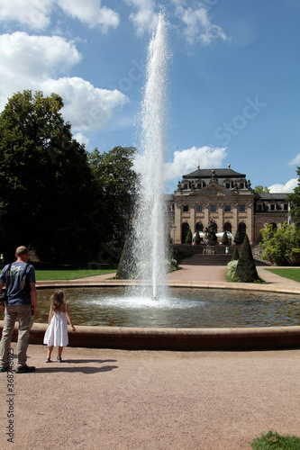 Fountain and Orangerie in Fulda