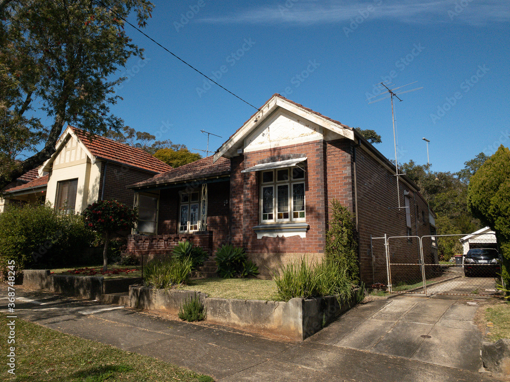 Suburban federation house in Sydney NSW Australia Suburban federation house in Sydney NSW Australia