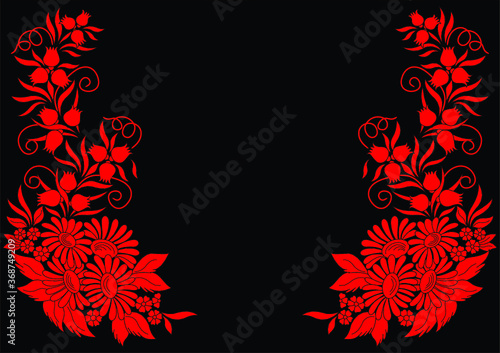 Hungarian beautiful folk art, floral decoration
beautiful flower illustration
