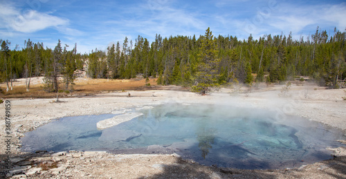 Norris geyser basin