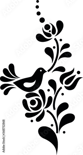 Hungarian beautiful folk art, floral decoration
beautiful flower illustration
