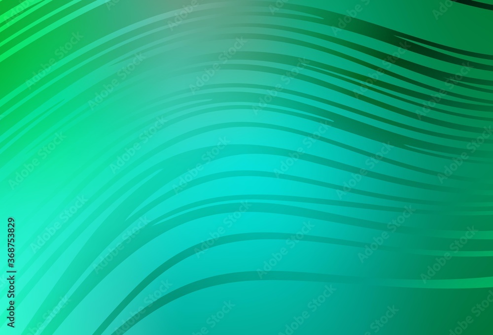 Light Green vector layout with bent lines. Light Green vector layout with bent lines.