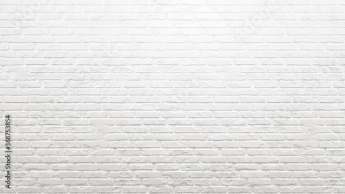 Fototapeta Naklejka Na Ścianę i Meble -  white brick wall texture background 3d rendering