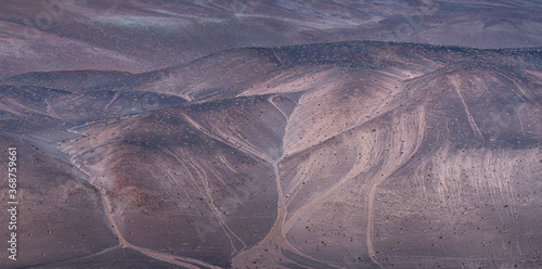 Desert landscape in the Salar de Arizaro, La Puna, Argentina, South America, America photo