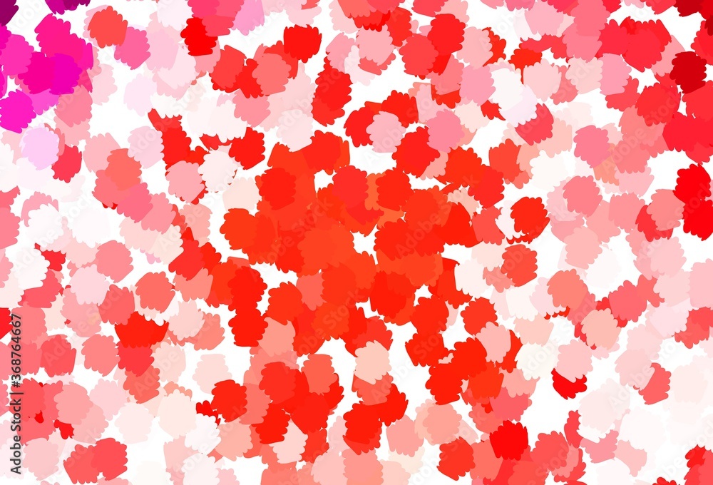 Light Red vector pattern with random forms. Light Red vector pattern with random forms.