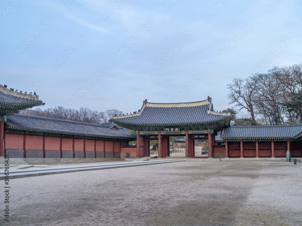 韓国の王宮の門 韓国の王宮の門