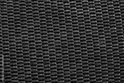 Black fabric texure pattern background