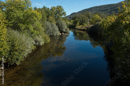 Rio Tera at Lago de Sanabria near Galende Zamora Castile and Le  n Spain Europe 