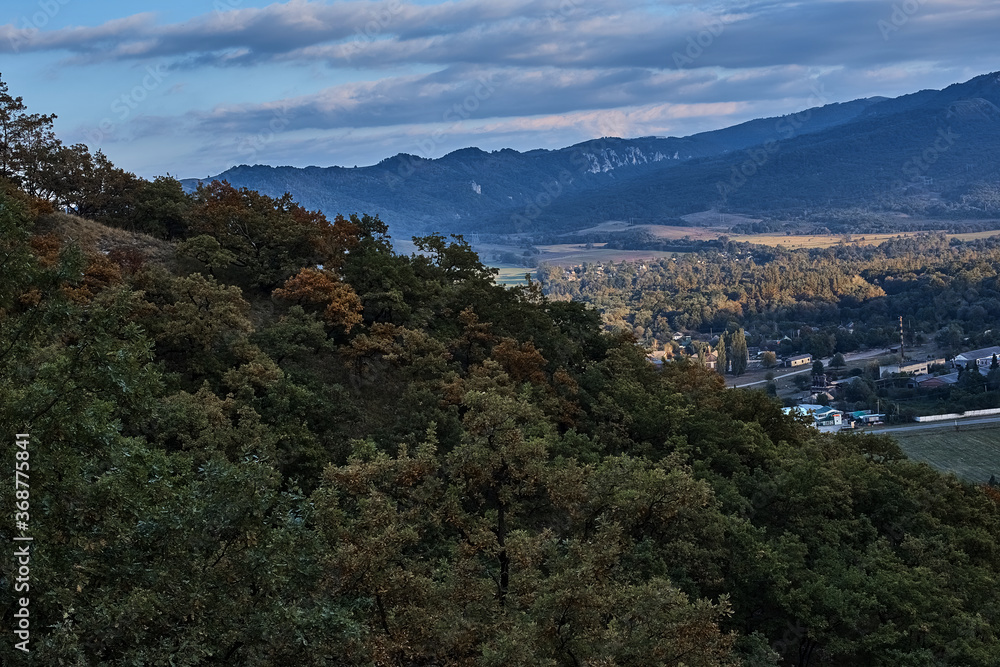 mountain view sky clouds forest mountain view sky clouds forest