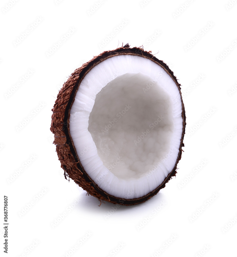 Coconuts isolated on white background. Collection. Coconuts isolated on white background. Collection.