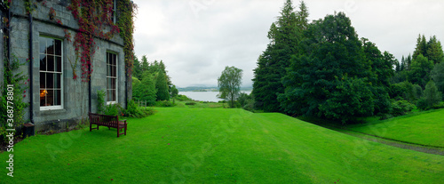 STOK View of Loch Awe from the lawn of Ardanaseig Hotel, Scotland
