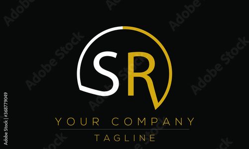 Letter SR Logo Design, Creative Modern Icon RS S R